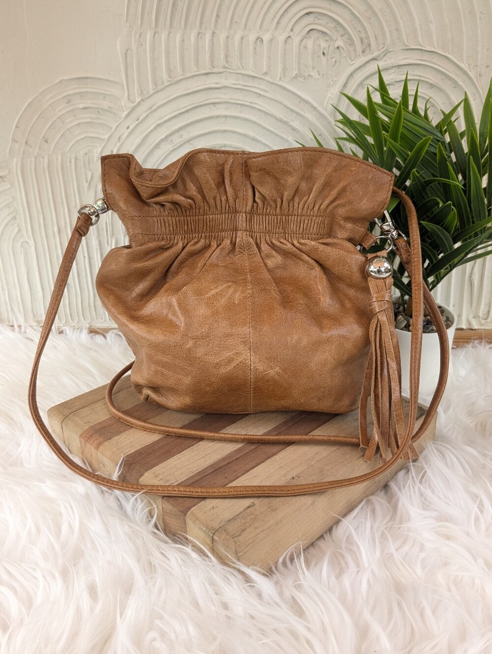 Hobo Leather Crossbody Bag